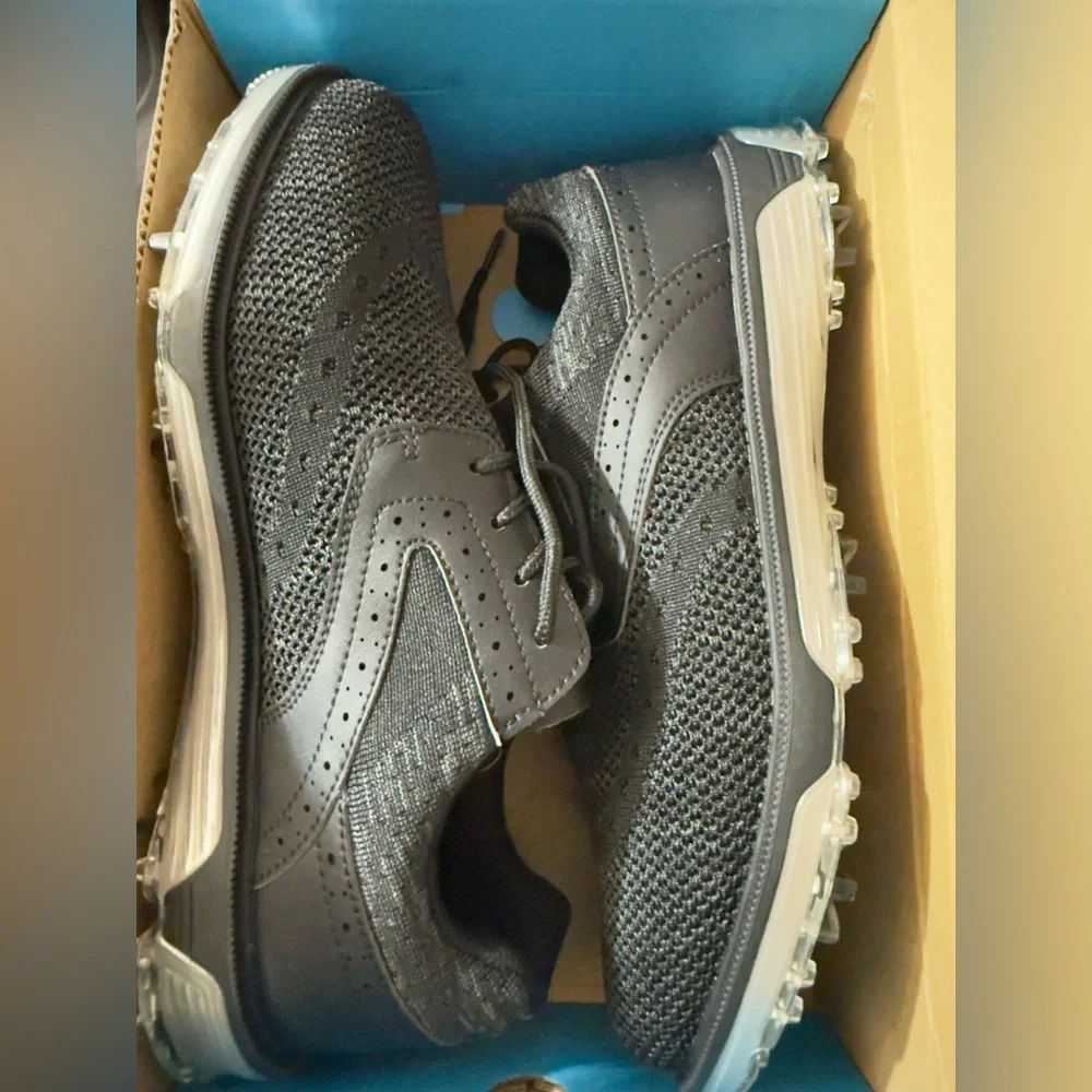 Men's Black Golf Athletic Shoes size 10